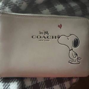 Authentic COACH coin purse 'Snoopy'